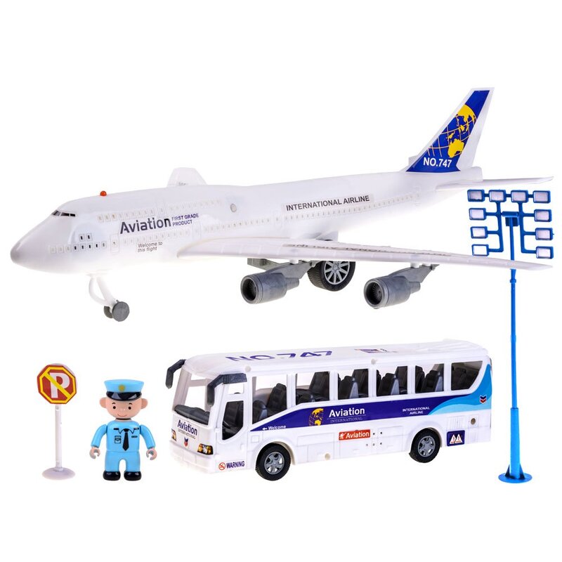 Lennuk ja lennujaamabuss