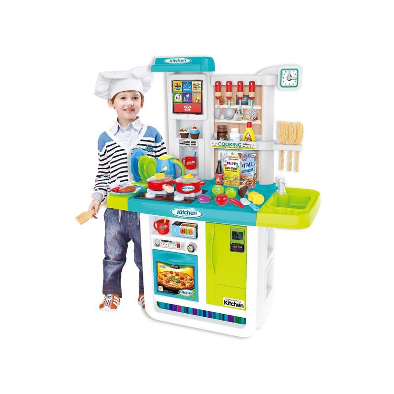 Interaktiivne laste köököök lastele, sinine