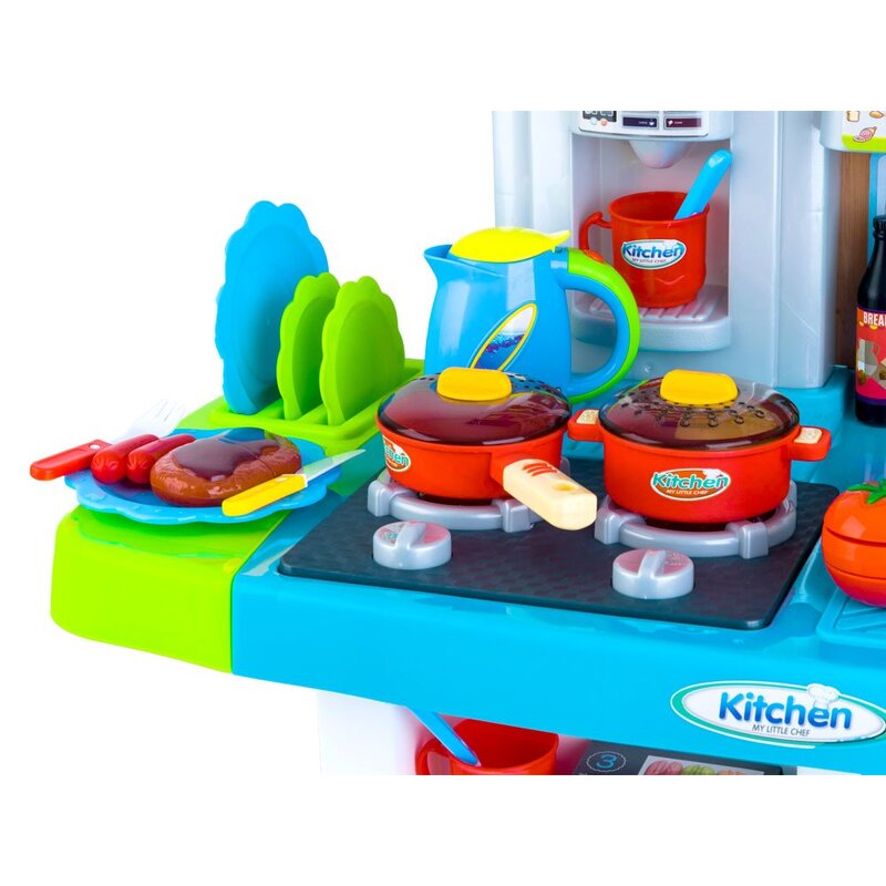 Interaktiivne laste köököök lastele, sinine