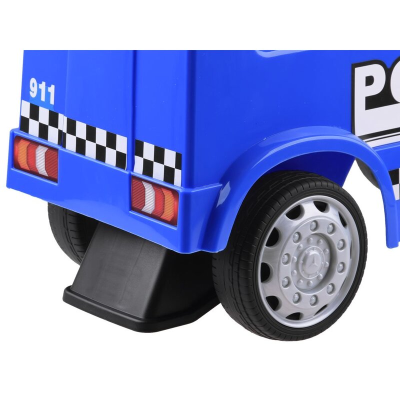 Pealeistutav auto Mercedes Police, sinine