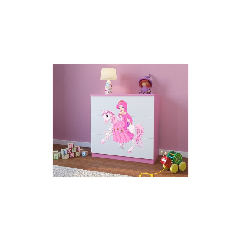 Kummut Babydreams - Printsess hobusel, roosa