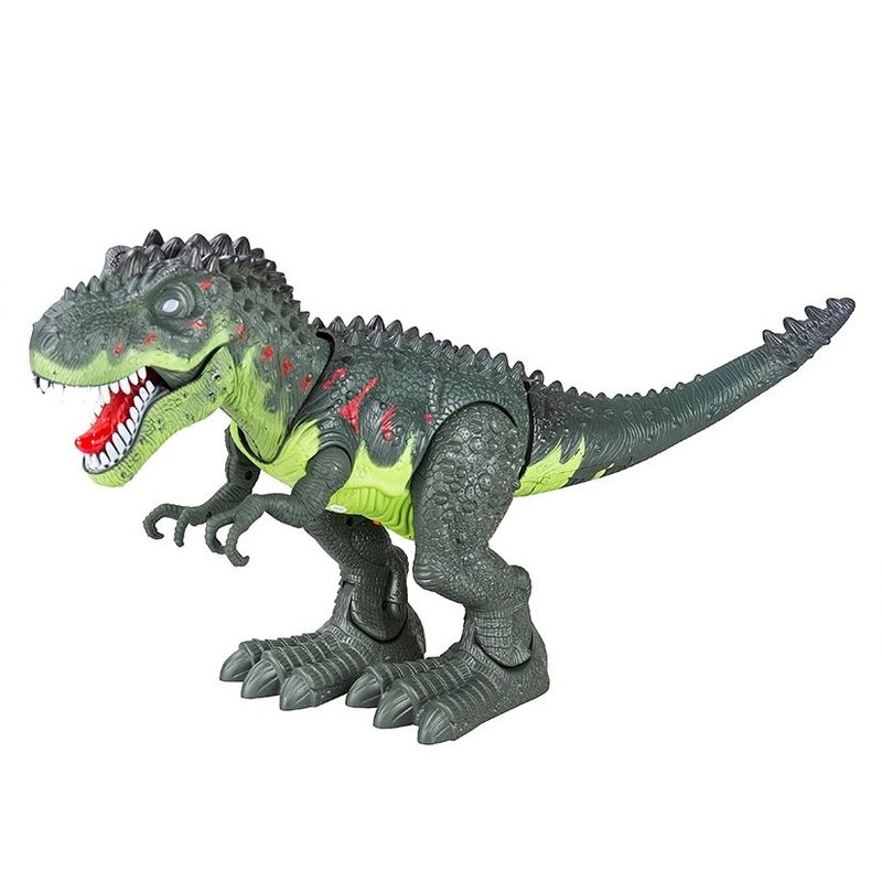 Tyrannosaurus Rex akutoitega dinosaurus, roheline