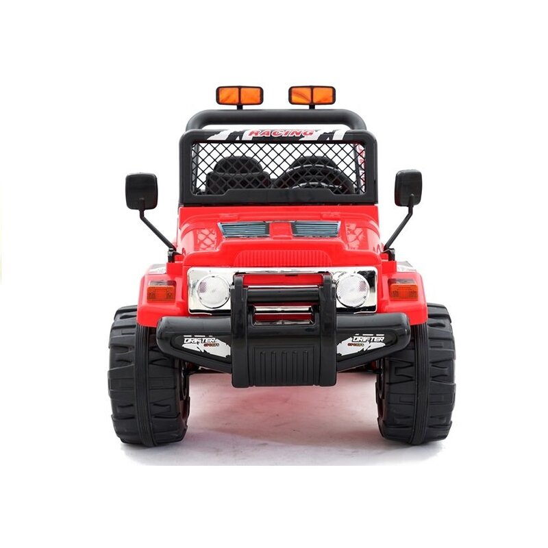 Ühekohaline elektriauto Jeep Raptor 4x4, punane