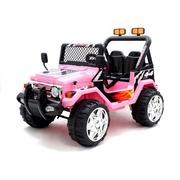 Ühekohaline elektriauto Jeep Raptor 4x4, roosa