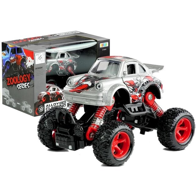 Mänguauto Monster Truck, hõbedane