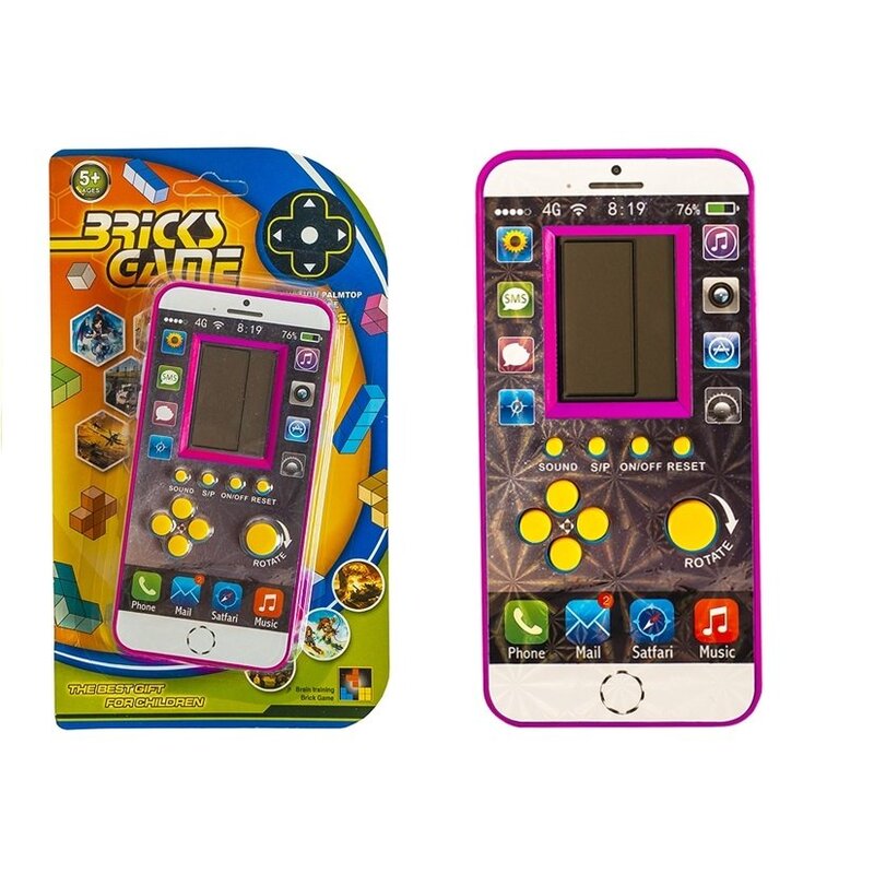 Elektrooniline mäng "Tetris Iphone", roosa