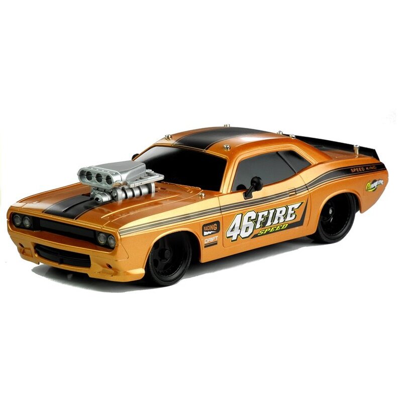 Kaugjuhitav auto Dodge Challenger 1:16, oranž