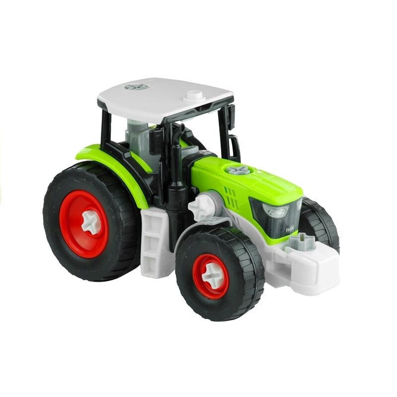 Eelmonteeritud mängutraktor Take Apart Farm Tractor