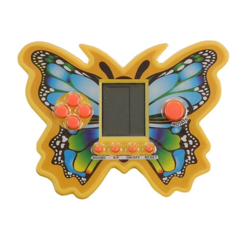 Elektrooniline liblikakujuline mäng "Tetris", kollane