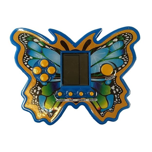Elektrooniline liblikakujuline mäng "Tetris", sinine