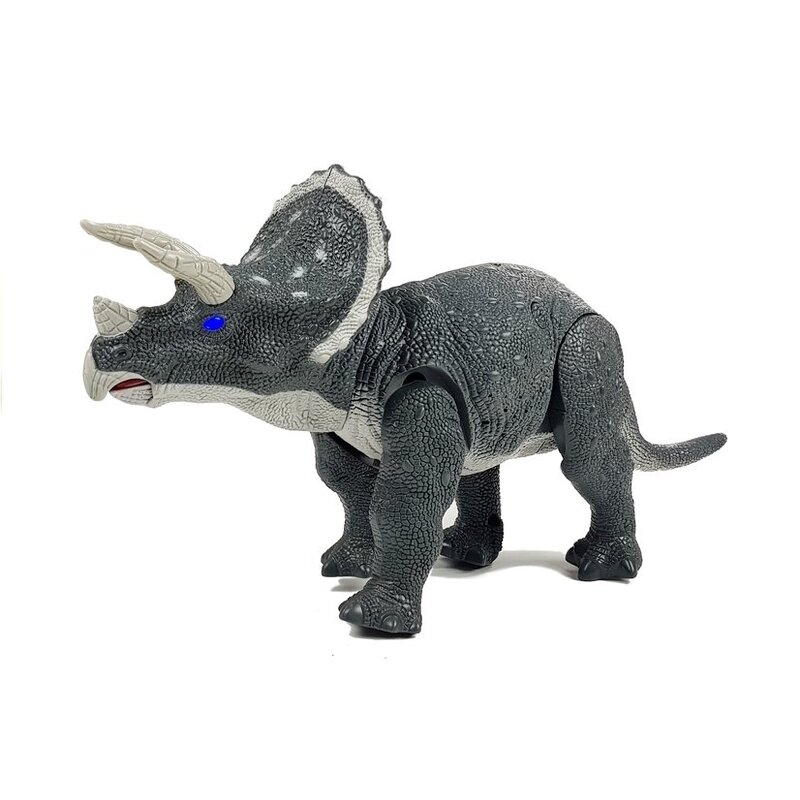 Suur mänguasja dinosaurus "Triceratops", hall