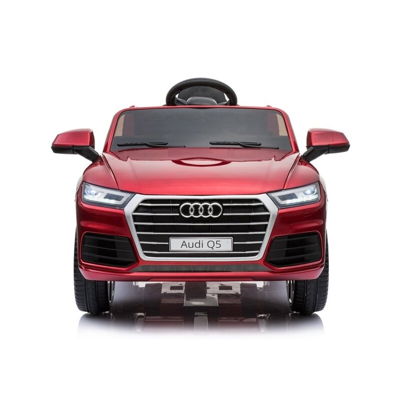 Audi Q5 ühekohaline elektriauto lastele, lakitud punane