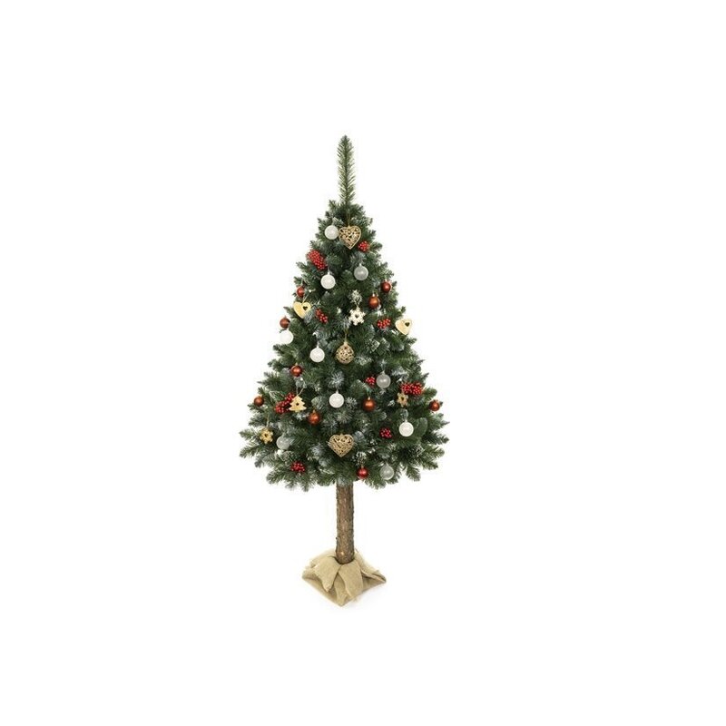 Kunstlik jõulupuu rombikujulisel männitüvel, 180cm