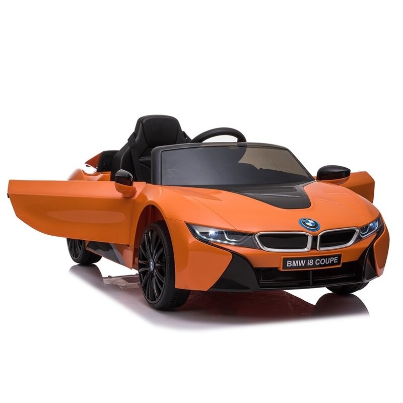 Ühekohaline elektriauto "BMW I8", oranž