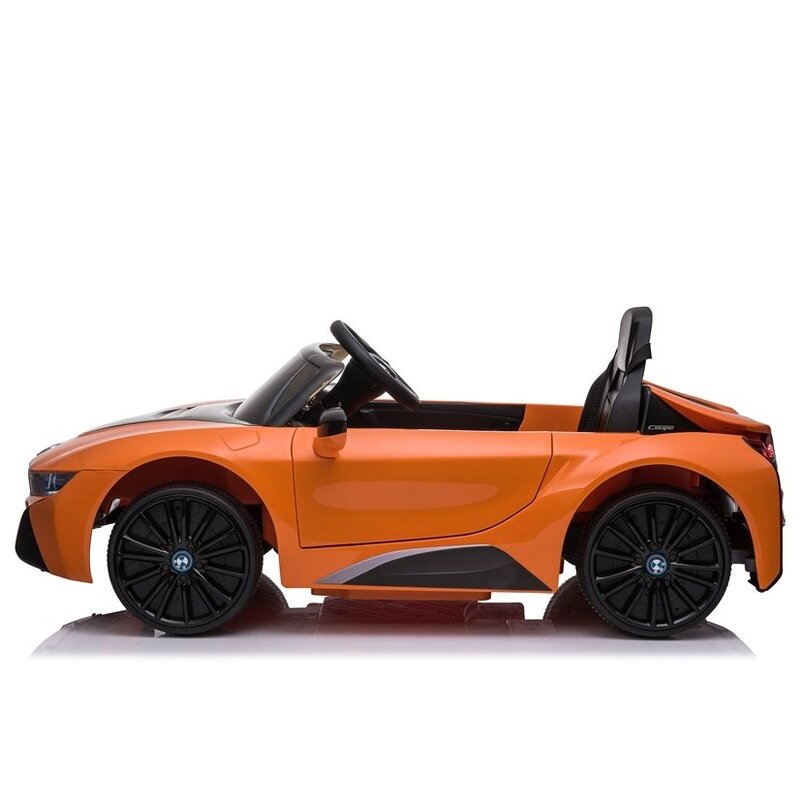 Ühekohaline elektriauto "BMW I8", oranž