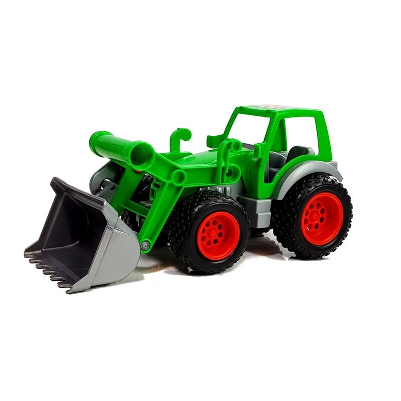 Roheline traktor haagisega "POLESIE", 63cm