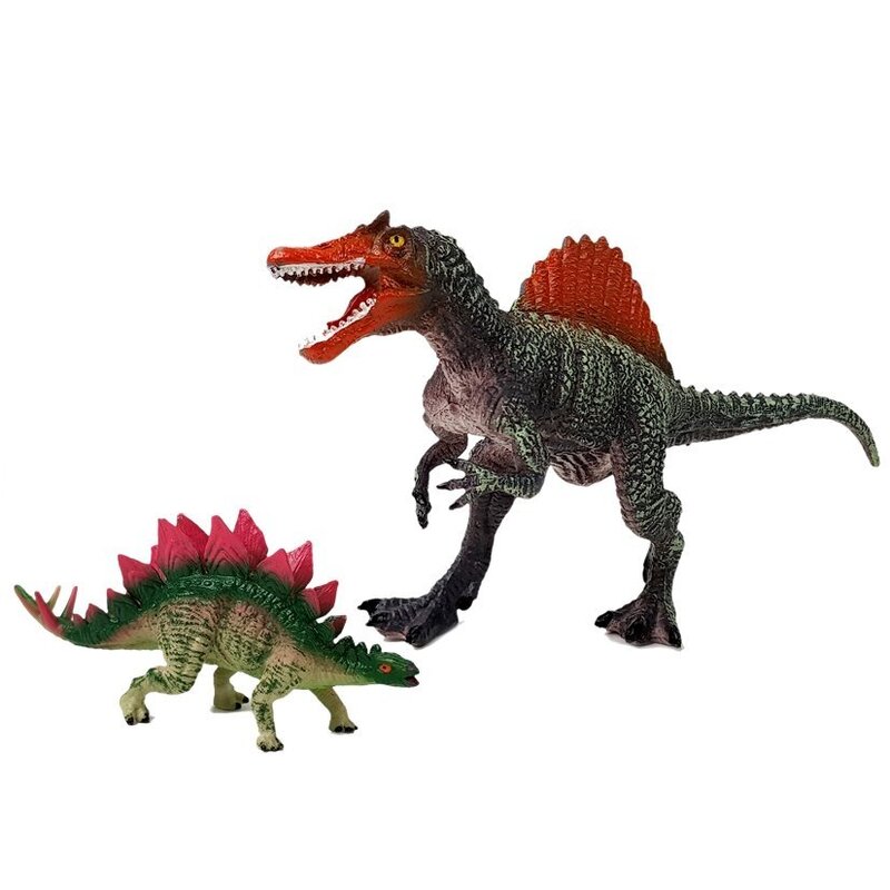 Dinosauruste kujude komplekt "Spinosaurus ja Stegosaurus"