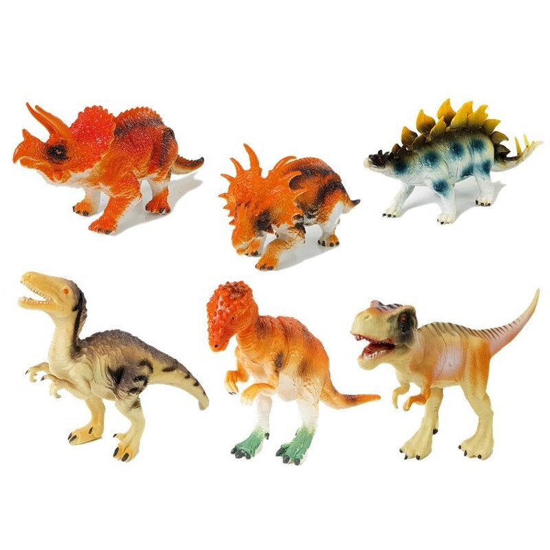 Dinosauruse figuurid, 6 tk.