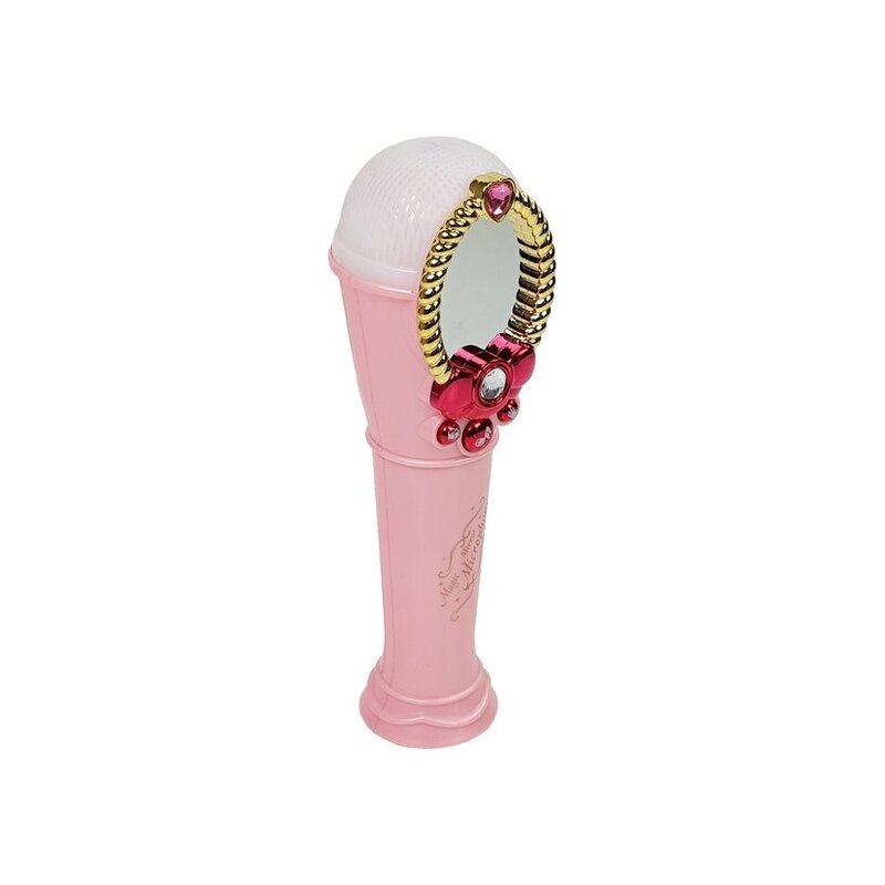 Juhtmeta mikrofon maagilise roosa peegliga