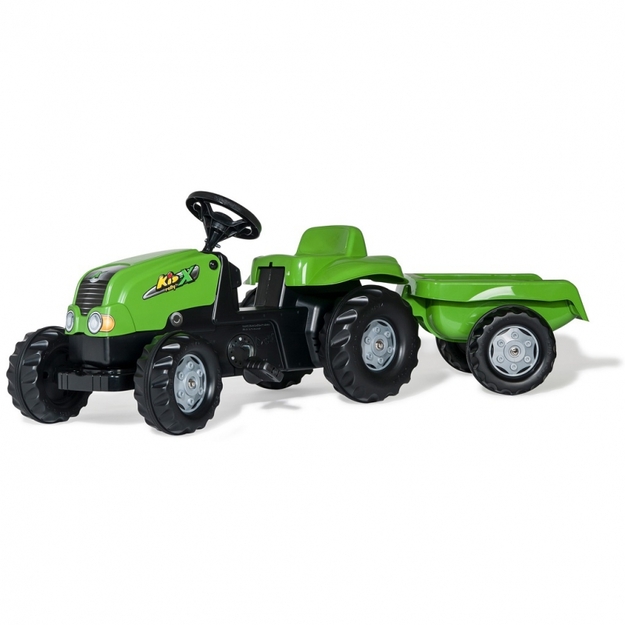 Rolly Toys Traktor koos järelhaagisega, roheline