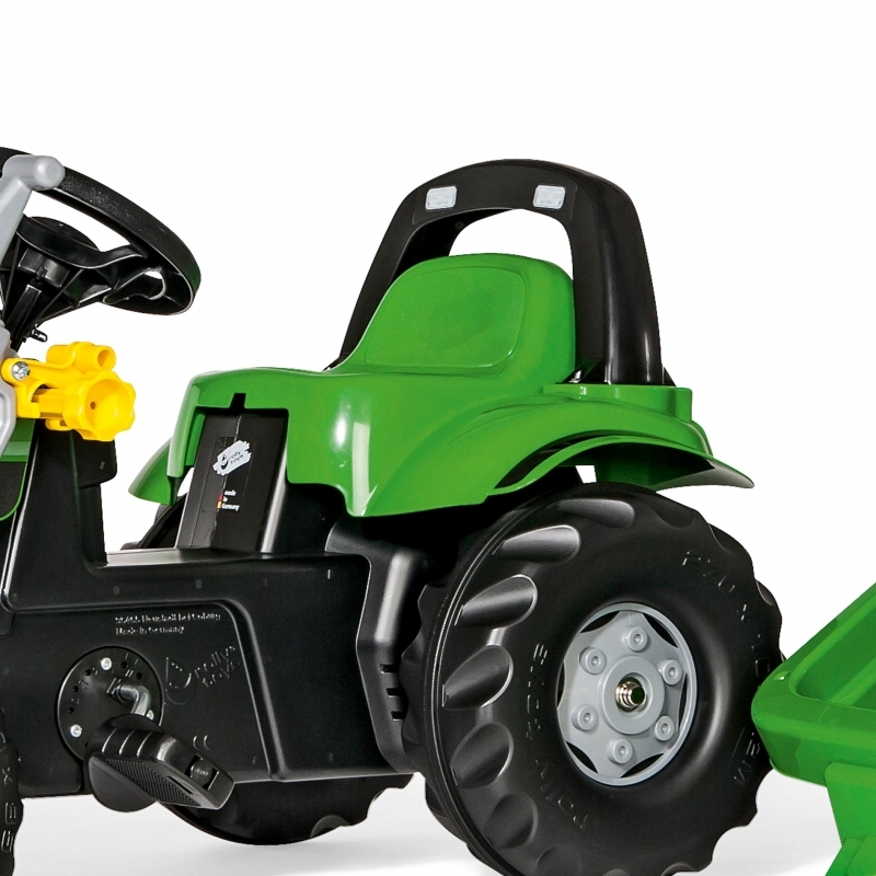 Rolly Toys pedaaltraktor koos haagise ja labidaga, roheline