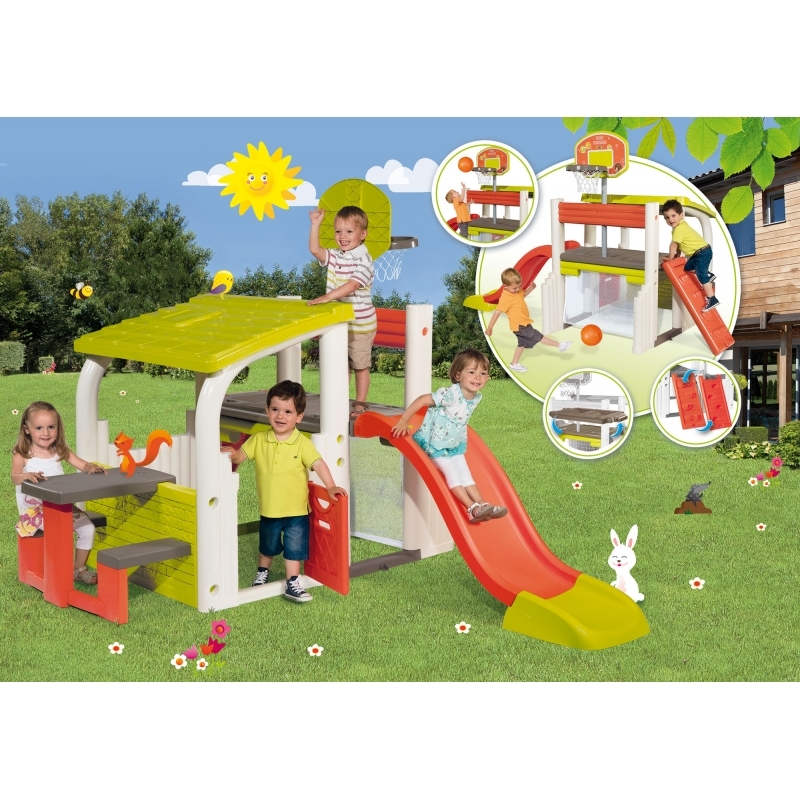Laste aiamaja koos mänguväljakuga - Smoby
