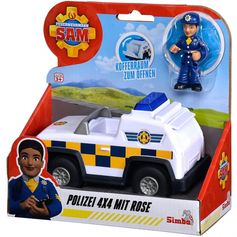 Politseiauto koos figuuriga - Fireman Sam