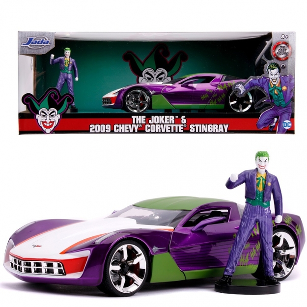 Joker autofiguur, DC comics, 1:24
