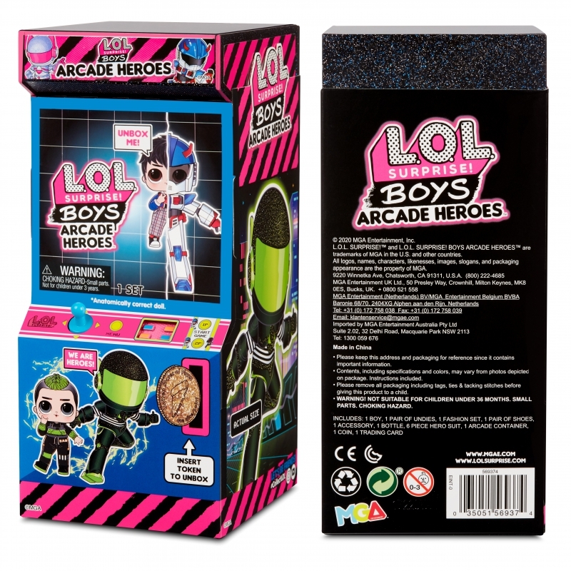 L.O.L Surprise Boys Arcade Heroes Bhaddie Bro nukk