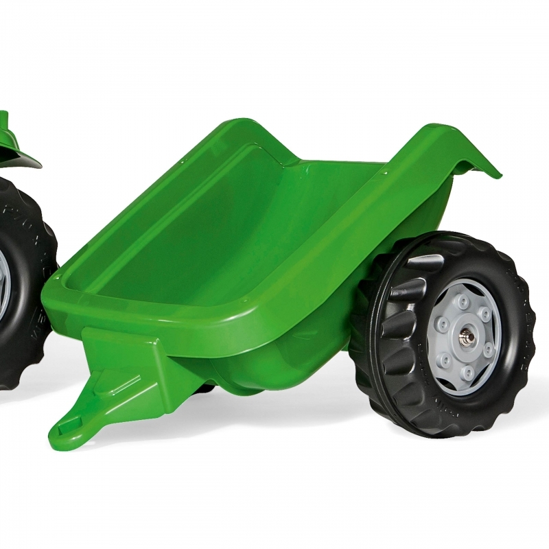 Rolly Toys pedaaltraktor koos haagise ja labidaga, roheline