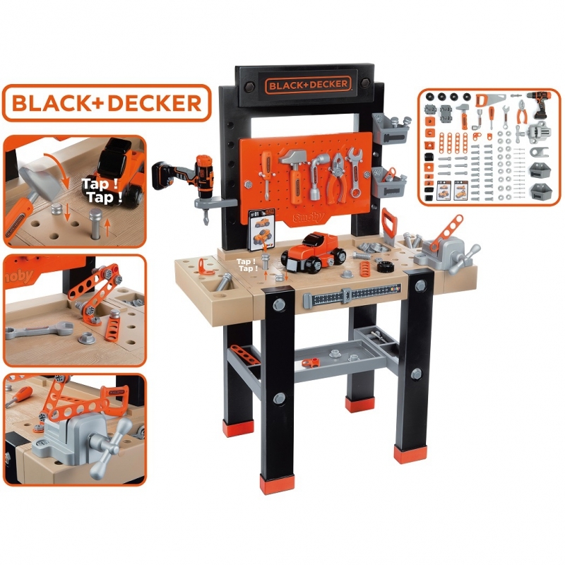 Smoby Black & Decker puusepatööriistade komplekt