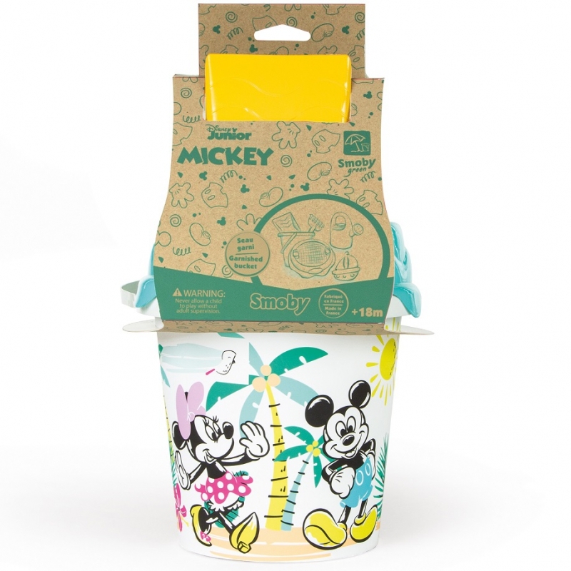 Smoby Mickey Minnie Mouse ämber koos liiva tarvikutega ja bioplastist kastekannuga