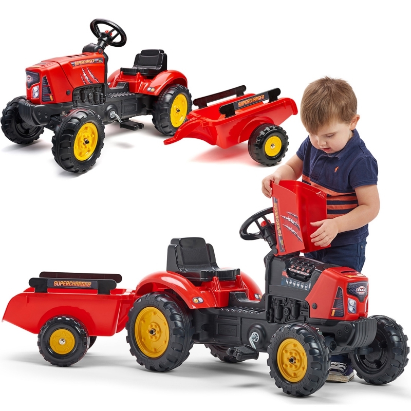 Minamatic traktor Falk, punane