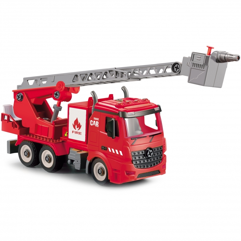 Ehituskomplekt - tuletõrjeauto, 74 elementi