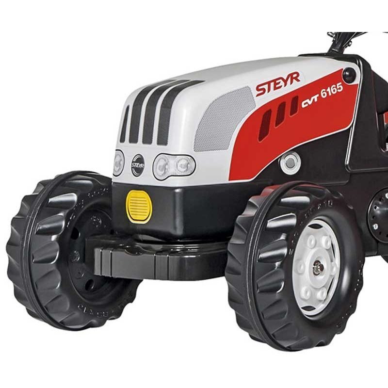 Rolly Toys Steyr traktor koos haagisega, punane