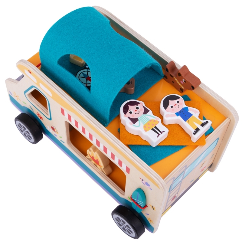 Tooky Toy puidust matkaauto