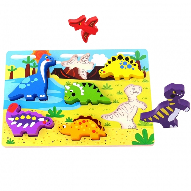 Puzzle - Dinosaurused, 7 tükki
