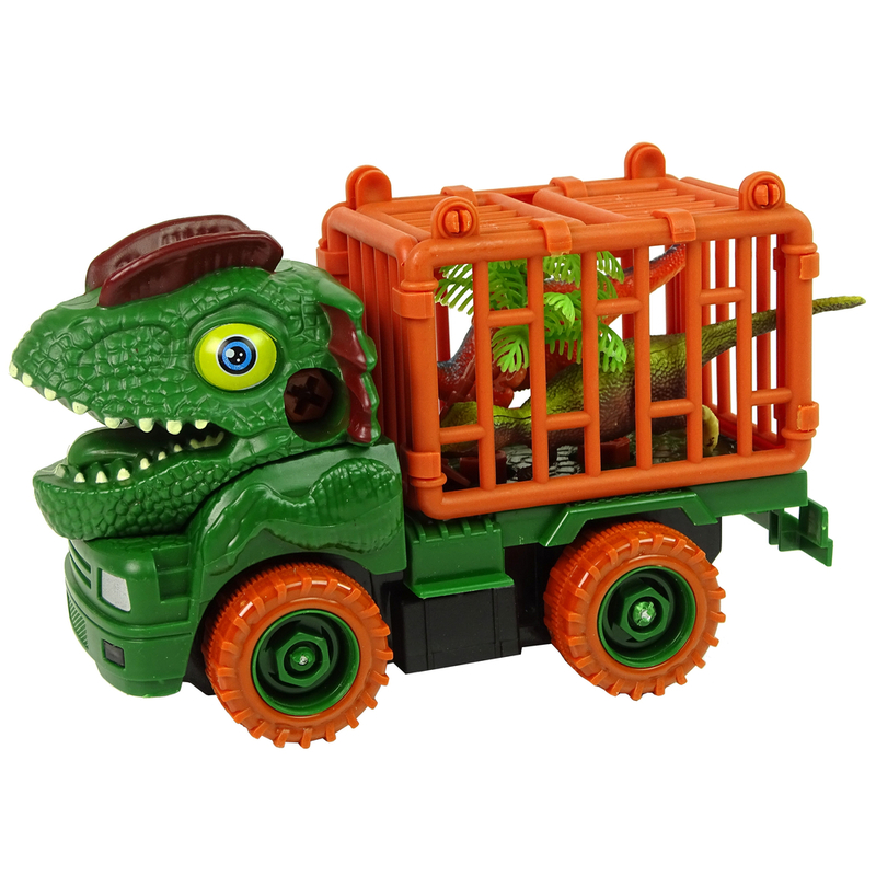 Dinosaurus veoauto koos lisaseadmetega