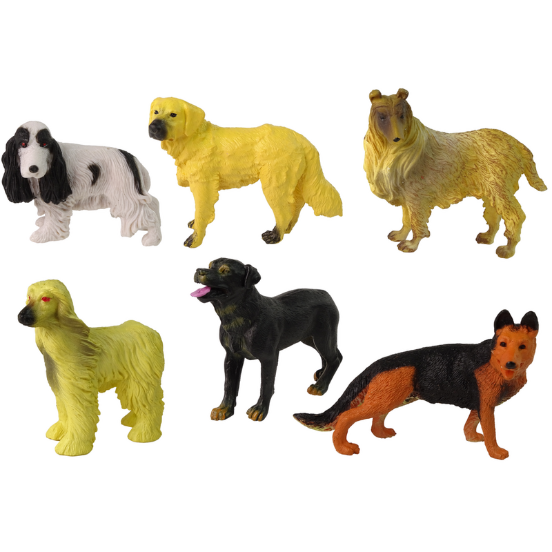 6 figuuri komplekt - koerad