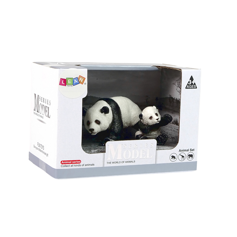 Figuuride komplekt - Panda ja kutsikas