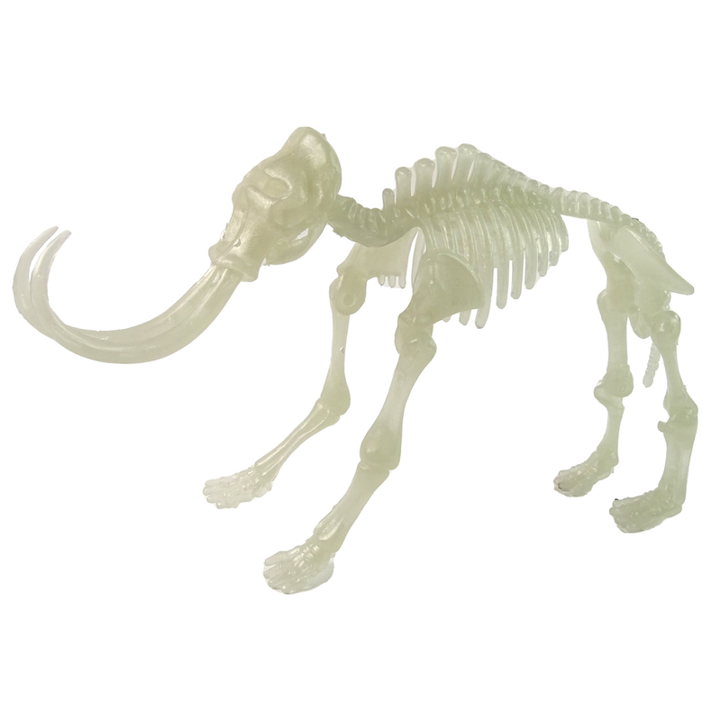 Dinosauruse skelett munas, pimedas helendav, 1 tk.