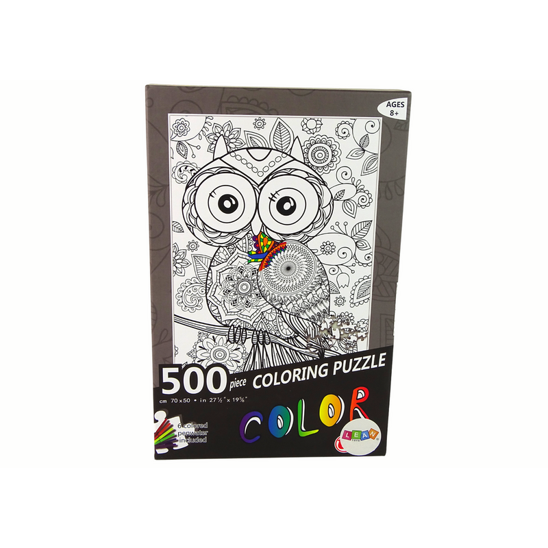 Värvipuzzle 500 tk, öökull
