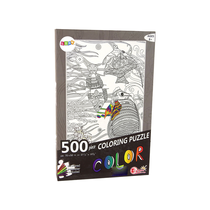 Värvipuzzle 500 tk, kala ookean