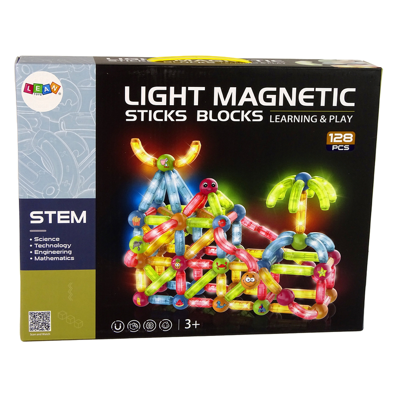 LIGHT MAGNETIC STICKS Magnetic Decks, 128 tk.