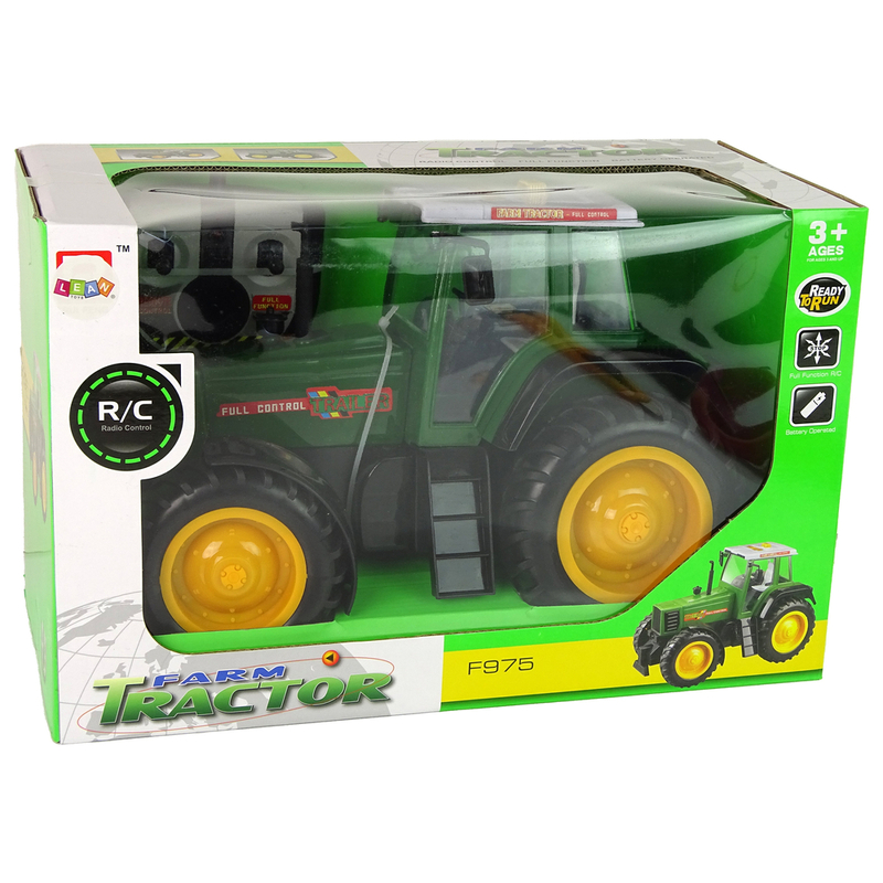 Roheline ja must R/C puldiga traktor