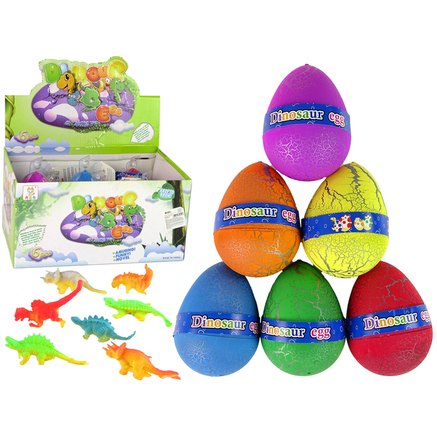 Dinosauruse munade kasvatamine 9 cm, värviline