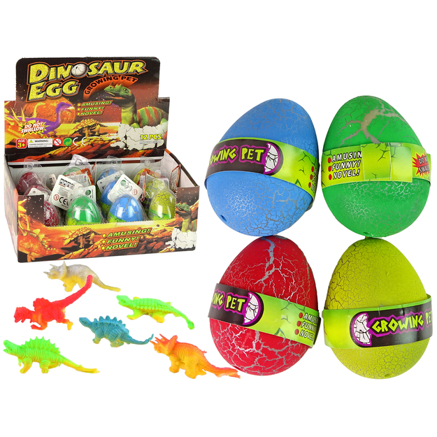 Dinosauruse munade kasvatamine 6 cm, värviline