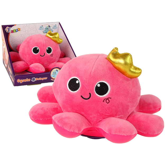 Mängiv pluusi mänguasi - kaheksajalg, roosa