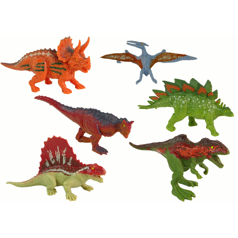 Dinosauruste figuuride komplekt, 6 tk.