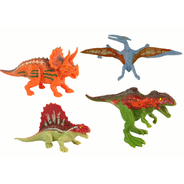 Dinosauruste figuuride komplekt, 8tk, A
